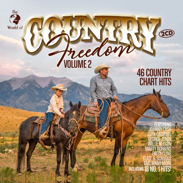 CD Country Freedom Vol.2 De Varios Artistas 2CDs