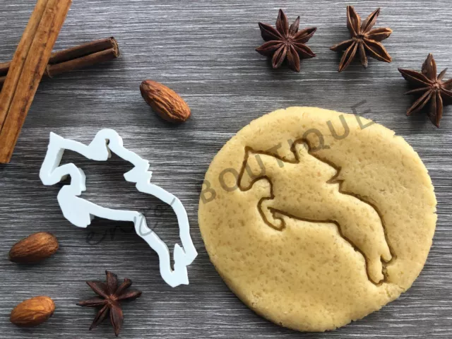 Horse Jumper Cookie Cutter | Fondant Cake Decorating | UK Seller