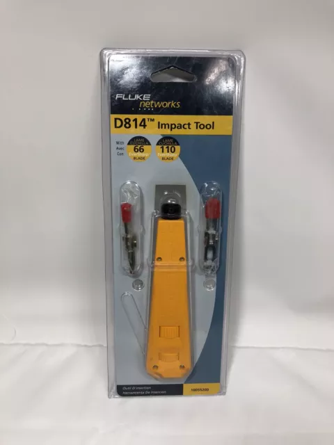 Fluke Networks 10055200 D814 Impact Tool w/ EverSharp 110 & 66 Blade