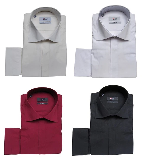 Polsini a busta extra lunghi camicia uomo