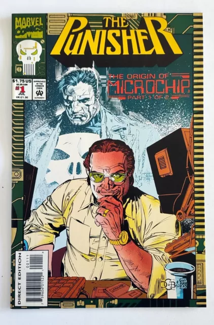 Punisher Origin of Micro Chip #1 VF/NM Combine Bag Board Z1