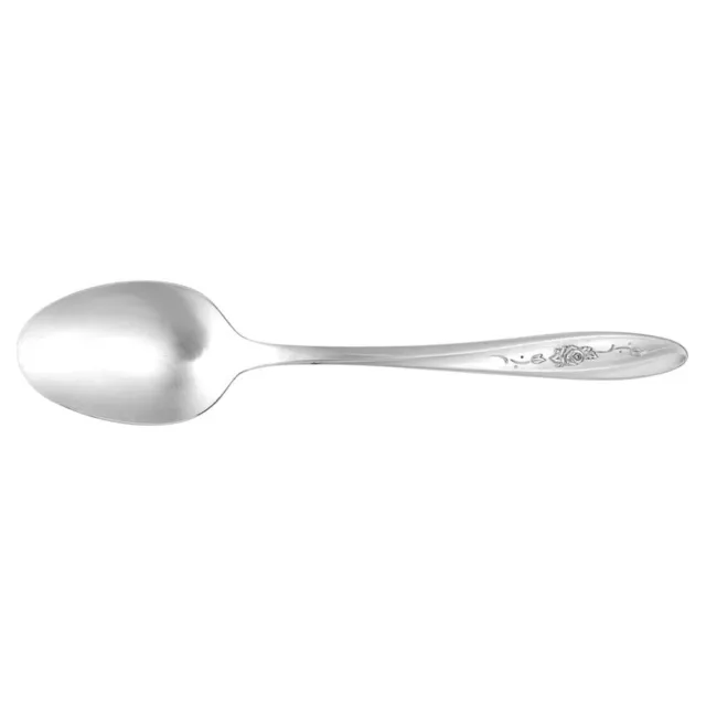 International Silver Lovely Rose  Place Oval Soup Spoon 251523