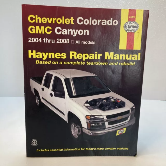 Chevrolet Colorado GMC Canyon 2004-2008 Haynes repair manual 24027