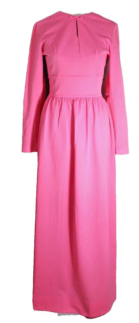 Robe D'été Vintage Blanc Rayures Violettes Et Mouettes - Taille 38/40/42 - Très Bon état
