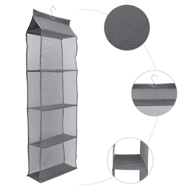 Lot 2 Organisateurs Placard Suspendus Sacs 8 Compartiments – Rangement Chaussures Vêtements Draps – Pliable Oxford Robuste