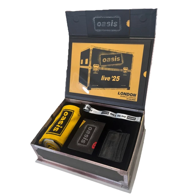 BRAND NEW OASIS VIP Merchandise Box London Wembley Stadium 25/07
