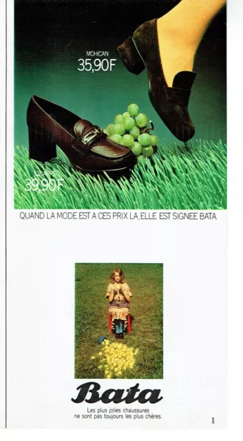 1971 Advertising 0623 Bata Shoes Pumps Mohican