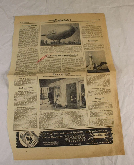 A21 / Nave Aria Relazione Di Rivista V 1956 - Con Underberg Pubblicità -