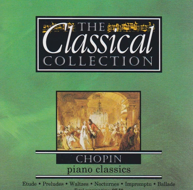 CHOPIN PIANO CLASSICS The Classical Collection CD #3 - New SirH70 $9.95 ...