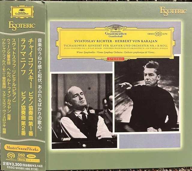 Esoteric Sacd Richter Karajan/Tchaikovsky Rachmaninov