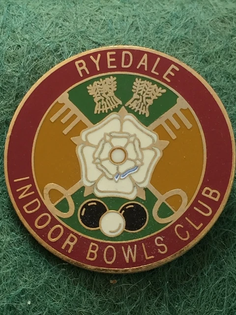 Acclaim Spillo Smaltato Bowls – Banner President, Gold Text – Ideale Per Committee Bowler