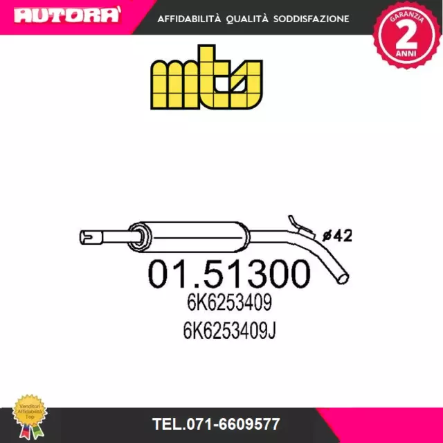51300 Silenziatore centrale (MTS).