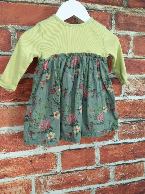 Pacchetto Bambina Età 3-6 Mesi 100% Prossimo Bellissimo Abito Da Festa Estivo Floreale 68Cm 2