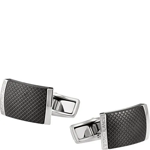 Montblanc Extreme Stainless Steel Cufflinks Black PVD