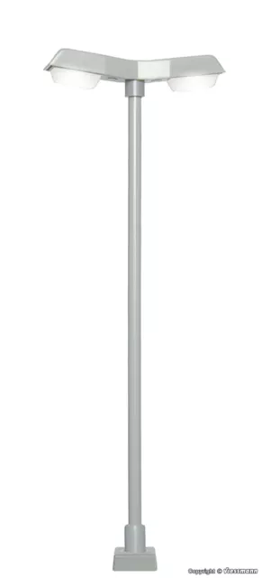 Viessmann 60971 1/87 Ho Lampadaire Moderne Double Led Socle Cable Epoque Iv – Vi