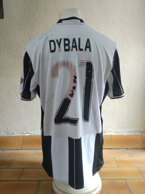 JUVENTUS 2016/17 NIKE 21 DYBALA maglia AUTOGRAFATA IN ORIGINALE DA 6 GIOCATORI