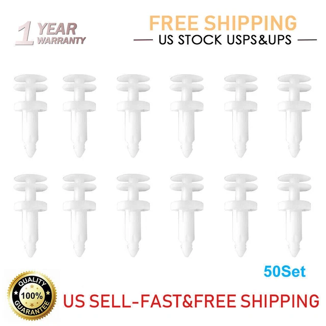 50* Car Door Panel Retainer Clips for Chevrolet & GMC C2500 C3500 Pickup K1500