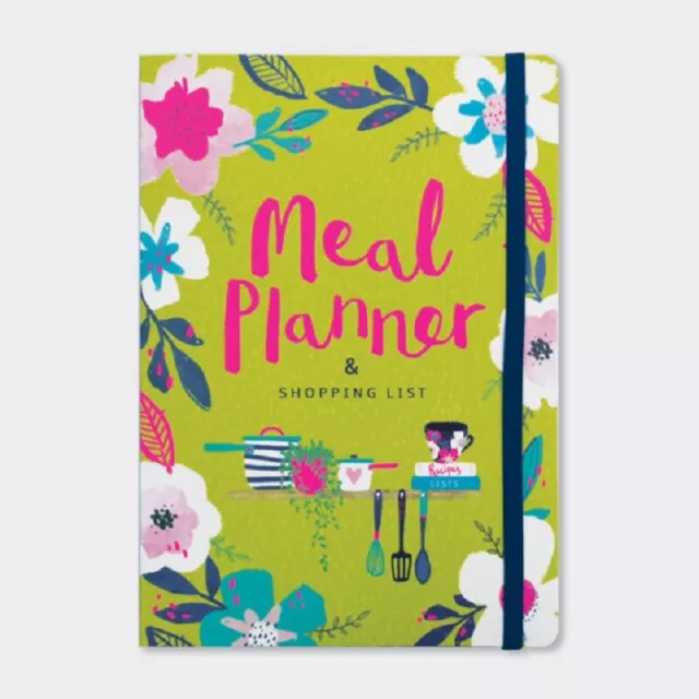 Meal Planner & Shopping List Organiser Rachel Ellen Designs Book Memo Pad