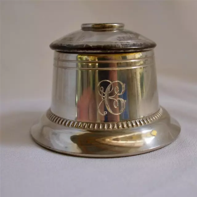 Shirley Pewter Colonial Williamsburg Virginia Stamp Dispenser Inkwell C Monogram Shirley Pewter Colonial Williamsburg Virginia Stamp Dispenser Inkwell C Monogram