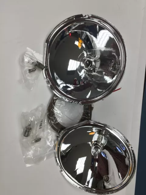 1937 1938 1939 Chevy Truck HEADLIGHT Reflectors Original GM GUIDE Pair