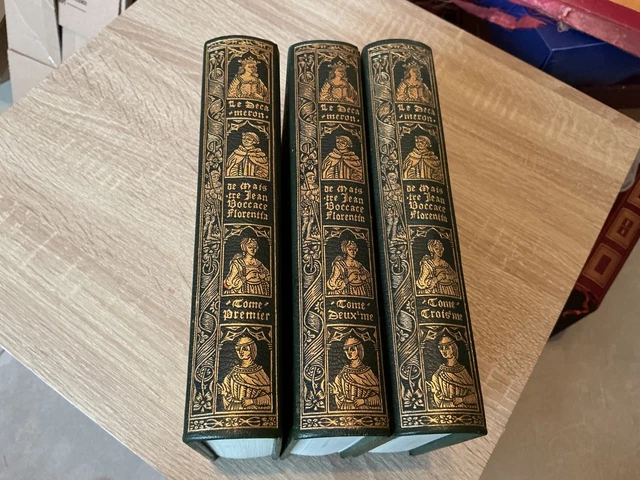 Le Décaméron - Maistre Jean Boccace - Jean De Bonnot - 1971 - Édition Luxe 3 Tomes
