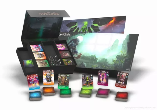 Sanctuary: The Keepers Era (EN) Kickstarter Edition + 2 Spielmatten + Buch