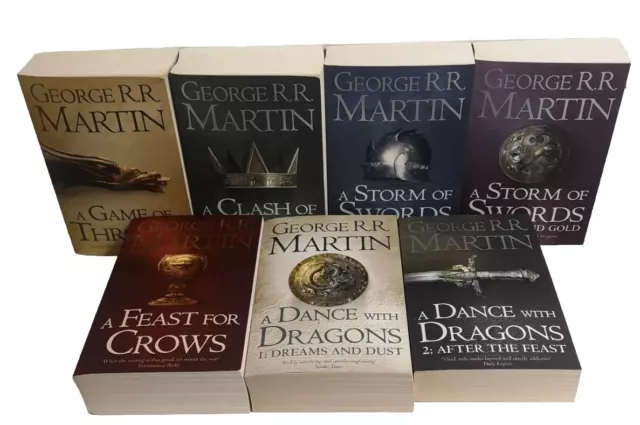 Game of Thrones Ein Lied von Eis und Feuer Komplettset 7 Bücher von George RR Martin