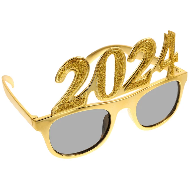 2024 SUNGLASS DIGITAL Glasses Happy New Year Years Eve Eyeglasses Gift