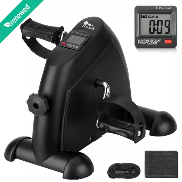 Himaly LCD Pedaltrainer Mini Heimtrainer Arm und Beintrainer Büro [95% Neue]