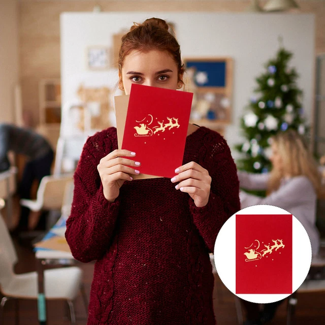 2 piezas de regalo de Navidad tarjeta de Navidad tarjetas de regalo imprimibles tarjeta de felicitación
