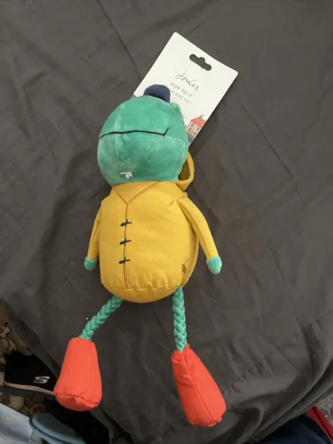 Joules Rope Legs Dog Toy Frog