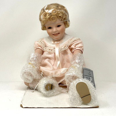 Shirley Temple Porcelain Doll Toddler Collection LITTLE MISS SHIRLEY No Box