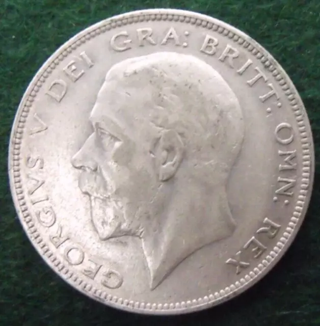 1936 GEORGE V SILVER HALF CROWN  ( 50% Silver )  British 2/6 Coin.   529