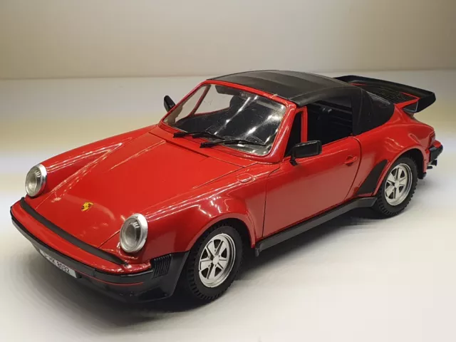 1:16 Scale (Not 1:18) Porsche 911 Convertible Diecast Car By Tonka Polistil