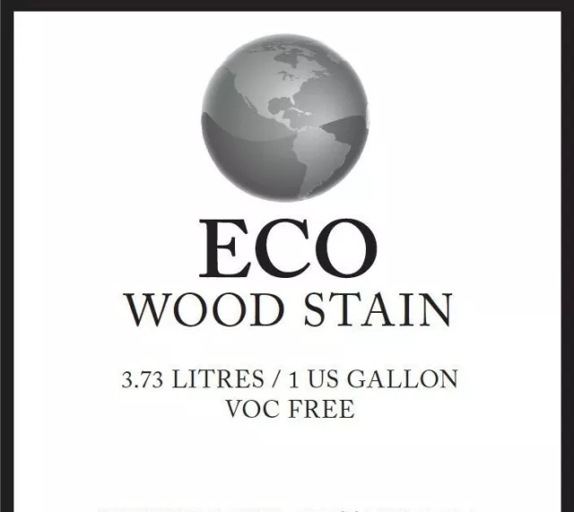 Eco Wood Stain, 1 Gallon, Weathered Wood, VOC Free, Eco Friendly, Wood Treatment