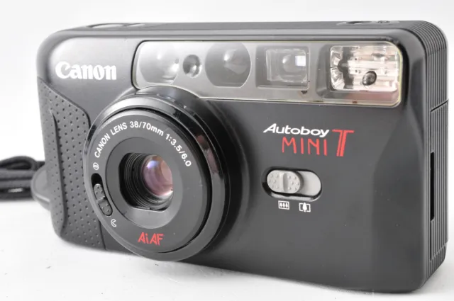 [MINT] Canon Autoboy Mini T Black Point & Shoot 35mm Film Camera From JAPAN