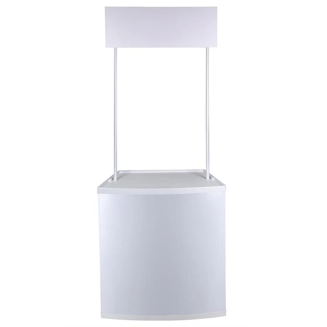 InstaHibit Plastic Promotion Counter Trade Show Display Demo Table Booth Stand