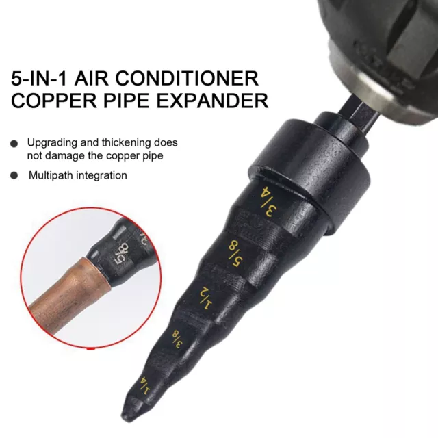 Pipe Expander Tool Electric Drill 5 1 Swage Tube Repair for Air Conditioner