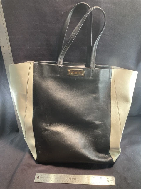 Zac Posen black & White shoulder bag Classy Good Used Condition Approx 15x15”