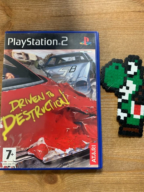 Jeu Driven To Destruction COMPLET Sur PlayStation 2 - Bon état, Boîte Et Manuel