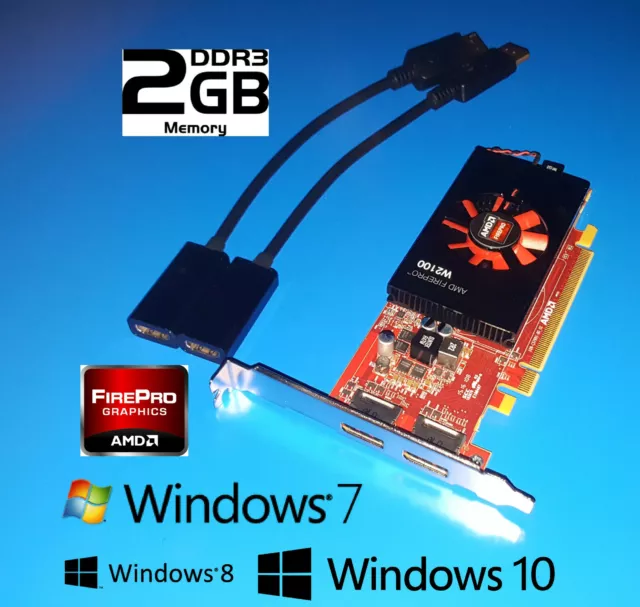 Dell Studio XPS 435 MT 435T/9000 7100 8000 8100 9100 2GB Video Card w/ Dual HDMI