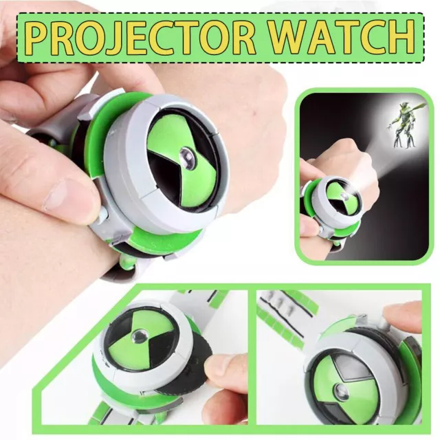 BEN 10 Ten Projector Watch Alien Force Omnitrix Illumintator Bracelet Kid's  Toys