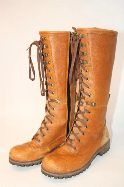 Timberland wheelwright tall lace up boots top