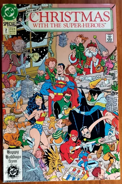Christmas with the Super-Heroes #2 - VF - 1989 - DC Comics