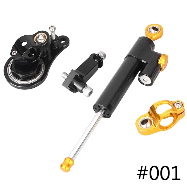 Smorza Sterzo + Kit Staffa Moto per Kawasaki ZX6R 05 06 Alluminio