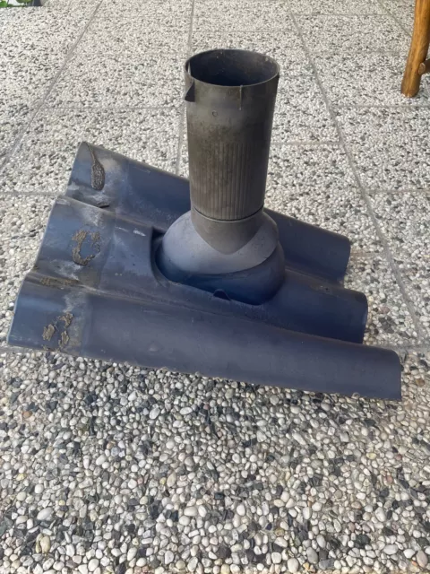 Klöber Grundplatte Dunkelgrau Länge 59 cm , Breite 45 cm  +Rohr gebraucht