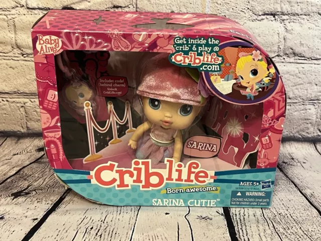 Crib Life Sarina Cutie By Baby Alive Retired **NIB**