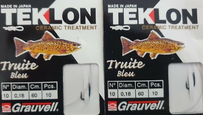 Grauvell 20 hameçons Grauvell Jinza Hameçon tige longue Aberdeen BN N°1 