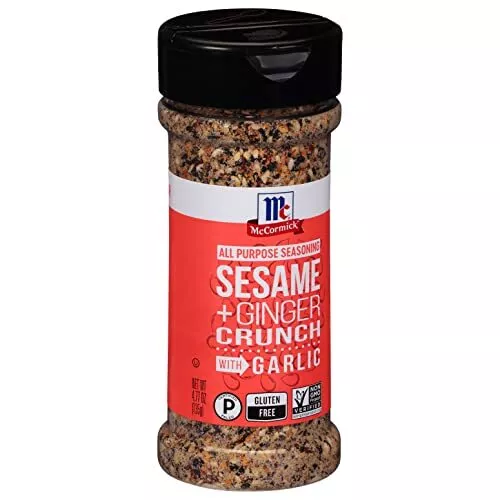 Sesame and Ginger Crunch with Garlic All Purpose Seasoning, 4.77 Oz