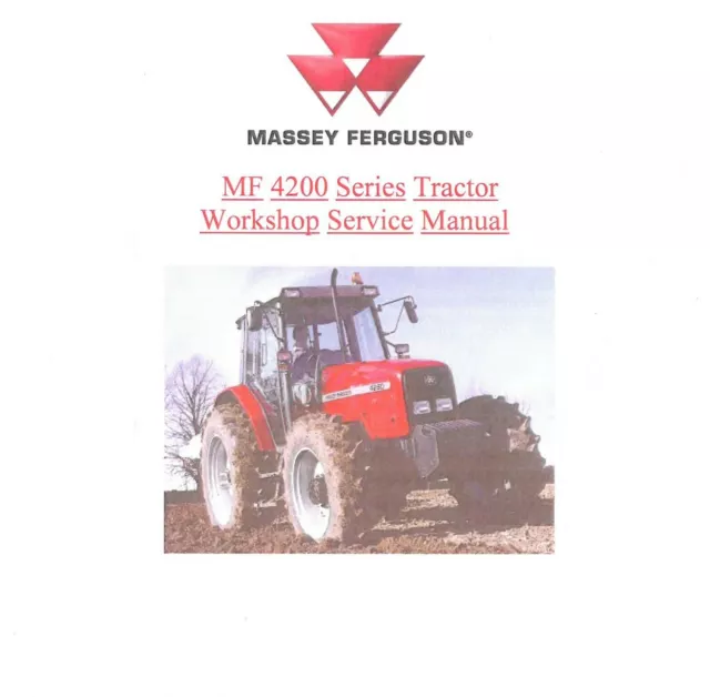 Massey Ferguson Tractor 4255 4260 4263 4270 Workshop Manual